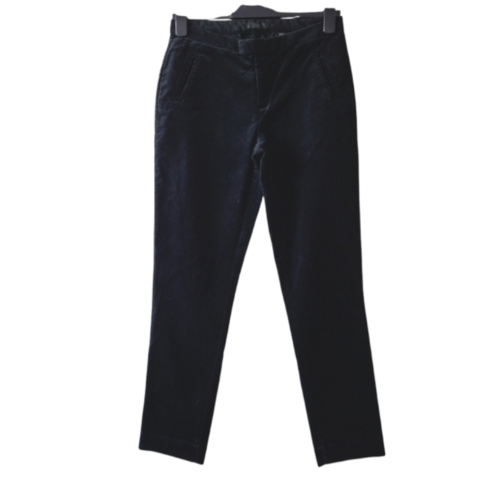 ATM Anthony Thomas Melillo Black Corduroy Slim Leg Pants